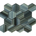Glossy Glass Hexagon Mosaic for Outdoor Swimming Pool